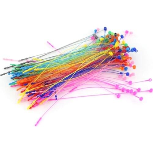 Plastic 5" security Pin Garment Clothes Price label Tag holder loop pin lock pins sting tag snap fastener rope Buckles Hooks