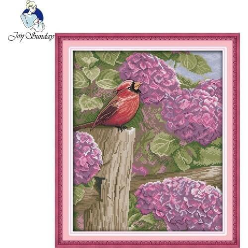 Needlework DIY Precision printing Flower painting Cross stitch Pincushion For Embroidery kits Cross-Stitch