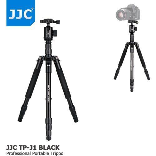 JJC DSLR Camera Tripod for Canon/Nikon/Sony/Fujifilm/Olympus/Pentax/Panasonic Holder Flexible Stand Ball Head Portable Monopod