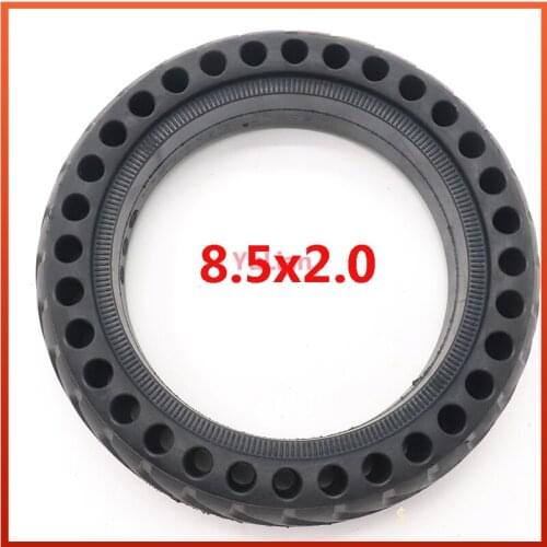 8.5 inch Bee Hive Holes Solid Tire 8.5x2 solid Tire For Electic Scooter Motorcycle ATV Moped Parts 8.5X2.0