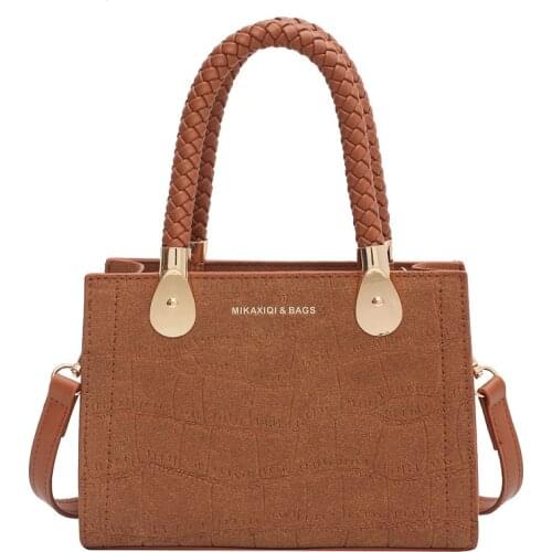 Stone Pattern Crossbody Bags For Women Small Handbag Small Bag PU Leather Hand Bag Ladies Designer Shoulder Messenger Bags