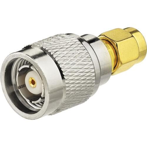 Superbat 5pcs SMA Male to RP-TNC Plug Female Socket RF Coaxial Connector