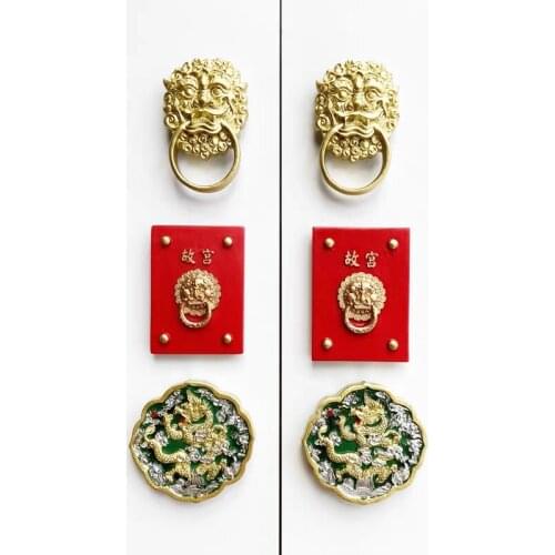 Tourist Fridge Magnets Chinese Souvenir Small Refrigerator Stickers 3D Resin Decorative Gifts For Home Kitchen Decor