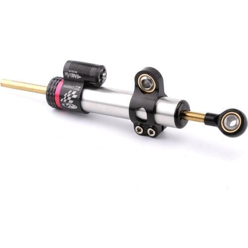 SMOK Universal Motorcycle Adjustable Steering Damper Stabilizer For Kawasaki Z750 Z800 Z1000 ER6N Yamaha R3 BMW S1000RR S1000XR