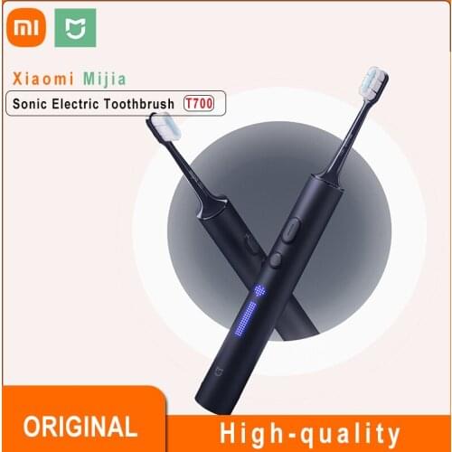 Xiaomi Toothbrush T700 Sonic for Adult Home Timer APP Smart Control Xiaomi Mijia Electric Tooth Brush IPX7 Waterproof NEW 2021