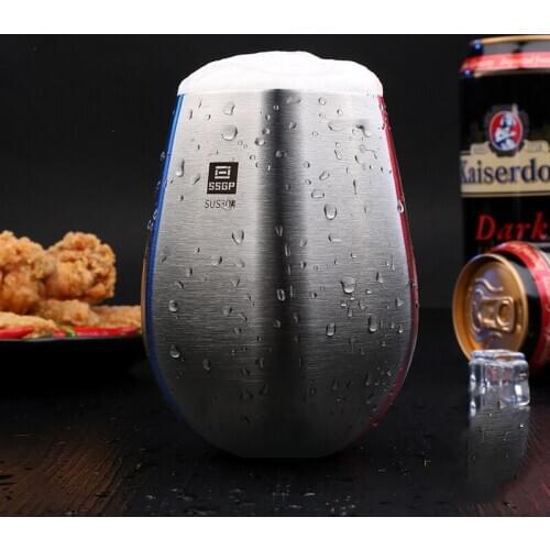 304 Stainless Steel Beer Cup Coffee Tea Milk Juice Mug Drinkware Kitchen Drink Accessories Bottle