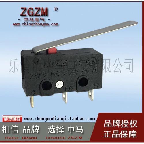 HWEXPRESS 50PCS Fretting Switch 3 Foot ZW10-C SS-5GL111 The Same Type Copper Contact 3-5A Copper Paper