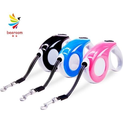 3M/5M Retractable Dog Leash Automatic Flexible Dog Leash Dogs Cat Traction Rope Leashes For Small Medium Dogs Pet Products