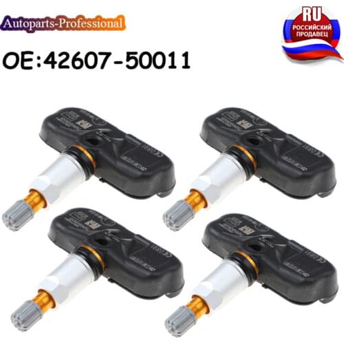 4 PCS TPMS Sensor 42607-50011 4260750011 For 2005-2012 Lexus GS ES LS PMV-107K PMV107K 42607-50010 TPMS Tire Pressure Sensor
