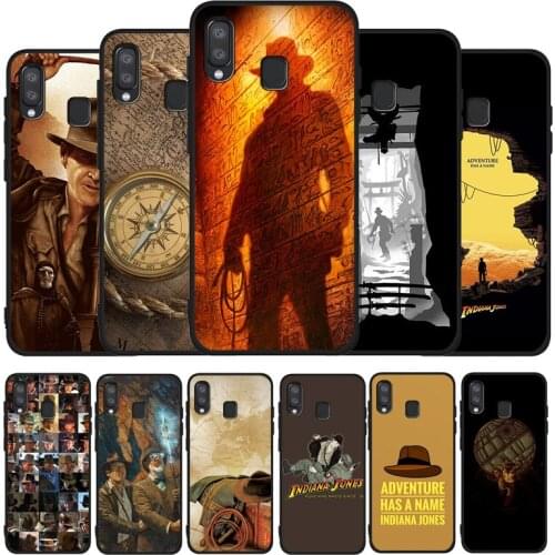 Adventures of Young Indiana Jones Black Phone Case For Samsung Galaxy A71 A51 A41 A31 A20E A10 A20 A40 A50 A70 M30S M20 A7 A8
