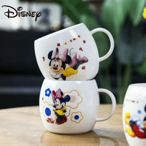 Disney Mugs, Classic Mickey Mouse Mugs, Creative Home Office Coffee Mugs, Heat Resistant Milk Mugs cute coffee mugs and cups