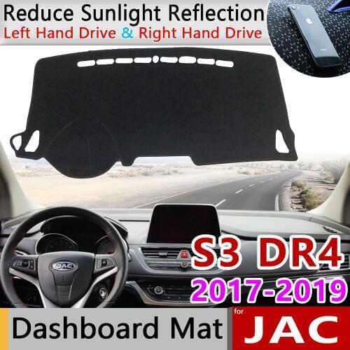 For JAC S3 Heyue S30 DR4 2017 2018 2019 Anti-Slip Mat Dashboard Cover Pad Sunshade Dashmat Protect Carpet Anti-UV Accessories