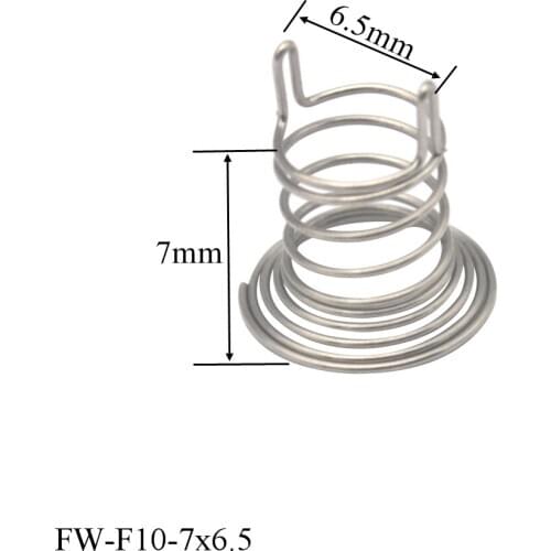 FINEWE wholesale high elastic metal pcb touch panel button spring for switch FW-F10-7x6.5