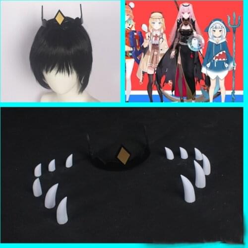 Hololive Vtuber Mori Calliope Cosplay Headwear Shoulder Accessory Head Band Hair Clip Halloween Costume Accessory