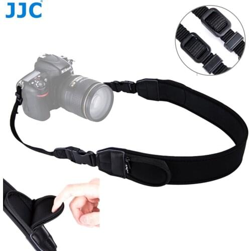 JJC Adjustable Quick Release Comfy Camera Shoulder Neck Strap for Nikon Z6 Z7 P1000 D7500 D5600 Canon EOS R 5DM4 80D 77D 70D T7i