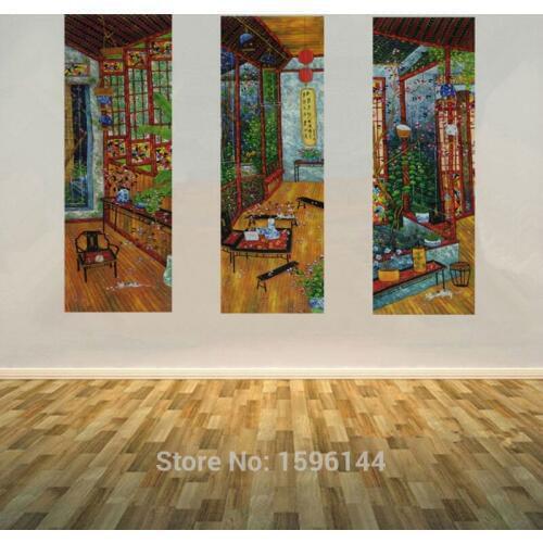 Oil Painting Hand Painted Chinese Contemporary Art FangXiang Painting Canvas Modern Wall art picture Home decor 40x135cm