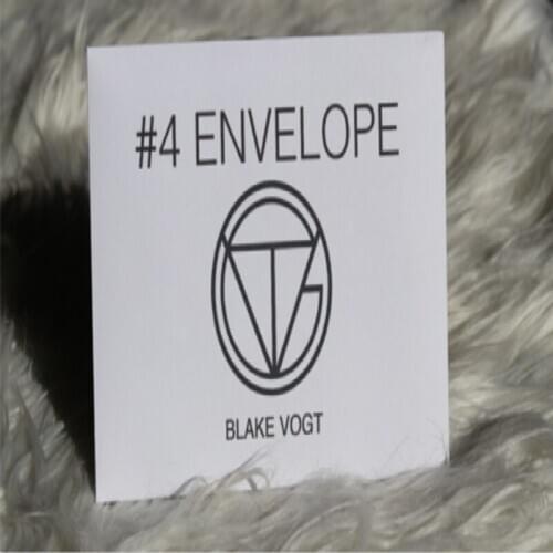 Number 4 Envelope by Blake Vogt (Gimmicks and Online Instructions) Close up Magic Tricks For Professional Magicians