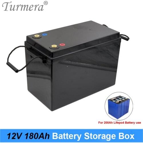 Turmera 12V 24V 48V Battery Storage Box for 3.2V 180Ah 200Ah Lifepo4 Battery Solar Energy System and Uninterrupted Power Supply