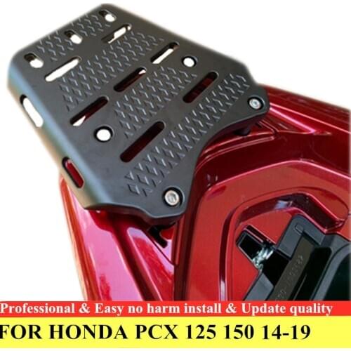 Modified motorcycle CNC PCX125 PCX150 pcx rear bracket stent rear top box Board Tail Rack Top Box Case for pcx125 150 2014-2020
