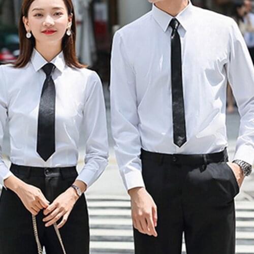 Mens Uniform Solid Color Black Polyester Neck Tie Striped Plaid Jacquard Pattern Formal Necktie for Business Wedding Au31 21