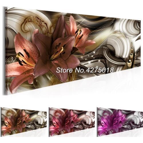 Orchid Full Diamond Painting Cross Stitch Lilies Flowers Mosaic 5D Diamond Embroidery Diy Square Drill Wedding decoration YG743