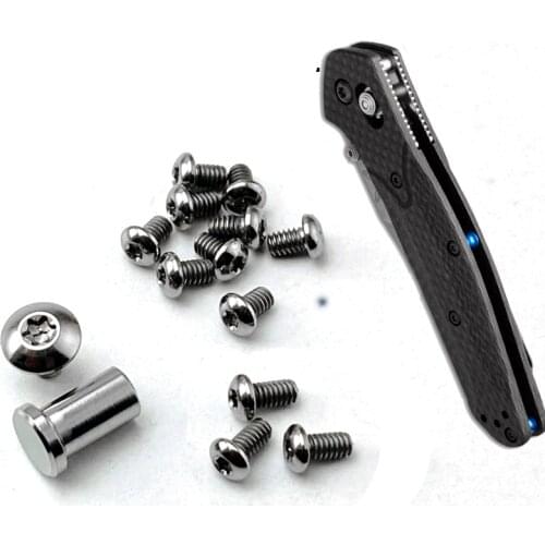Durable Alloy Spindle Support Shaft Back Clip Screws Set Folding Pocket Knife Spare Parts For 940 Osborne