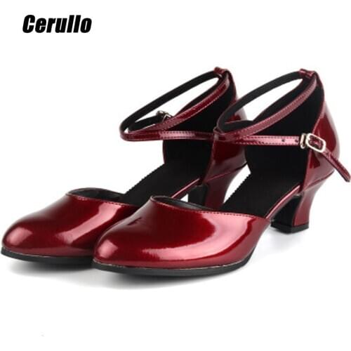 Factory wholesale square dance shoes summer new womens dance shoes Latin ballroom dancing shoes indoor outdoor heel 3/5cm A295