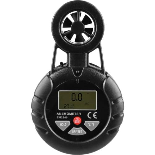 Portable Digital Anemometer Handheld LCD Electronic Wind Speed Air Flow Velocity Measure Meter Tester Backlight