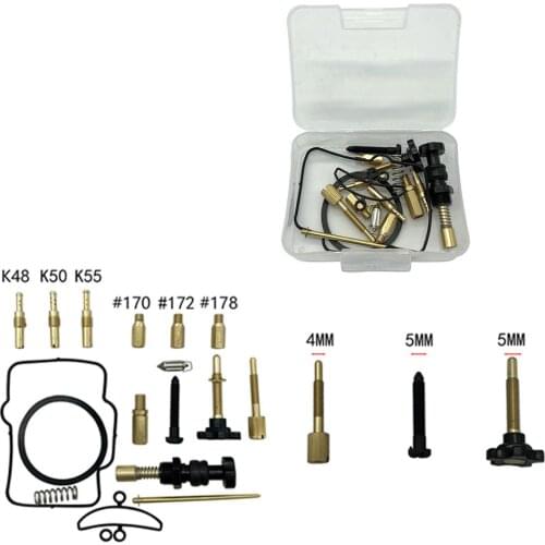 PWK36/38/40 Motor Carburetor Motorcycle Repair Kit Spare Jets Replacement Parts For Keihin