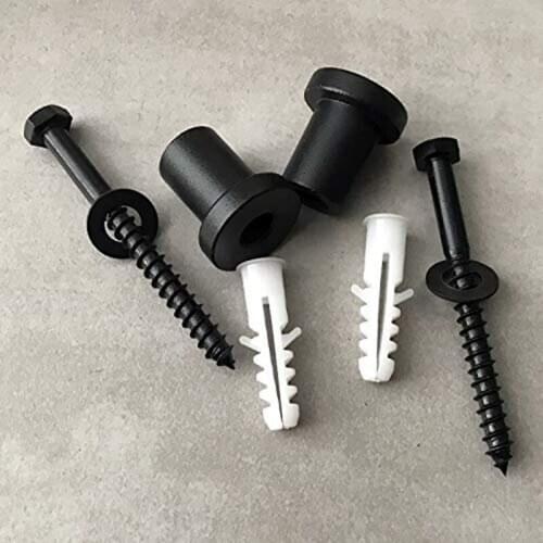 Adjustable Sliding Barn Door Spacers for Wall Track Rolling Roller Assemblies Connecting Device Steel Connector with Screws