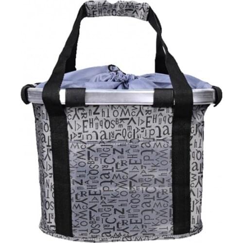 Folding bicycle car basket car basket bicycle aluminum alloy frame canvas front basket bicycle box car basket