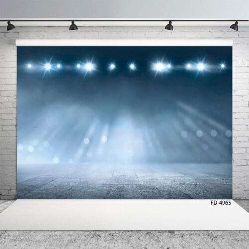 Light Flare Bokeh Square Photo Background Vinyl Cloth Photography Backdrop for Children Portrait Baby Shower Photocall Props