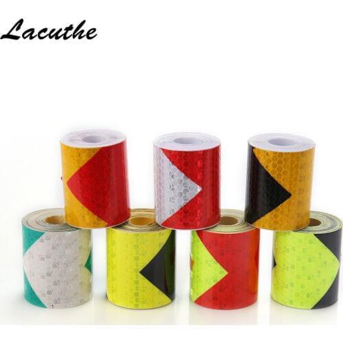 5cmX 3m Car Reflective Tape Film Stickers Car Styling Automobiles Motorcycle Safety Warning Conspicuity Reflective Adhesive Tape