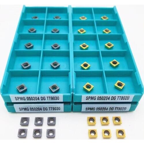 Carbide SPMG050204 DG TT9030 TT8020 high quality CNC lathe U drill insert SPMG 050204 machine tool accessories lathe parts tools