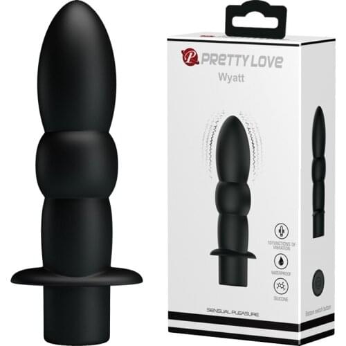 Pretty Love 10 Speed Anal Plug Dildo Vibrator Adult Sex Toys Prostate Massage Butt Plug Anus Pussy Masturbator for Men Women