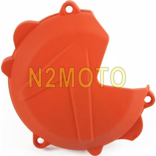 1 X Motorcycle Orange Clutch Protector ABS Plastic Engine Clutch Case Cover Guard For SX XC EXC XCW 250 300 2013-2017
