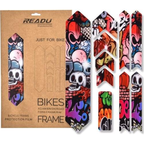10pcs/Set Sticker/Sheet Bicycle Frame Protector Clear Adhesive Frame Guard Against Scratches and Dings MTB Road Bike Accessories