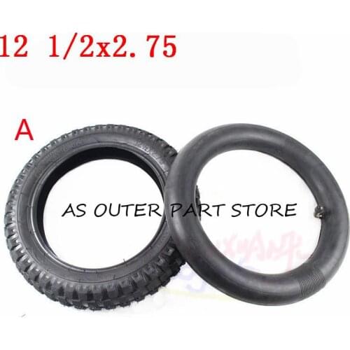 12 1/2x2.75 Tyre or Inner Tube For 49cc Motorcycle Mini Dirt Bike Tire MX350 MX400 Scooter 12.5 *2.75 Tire 12 1/2 x 2.75