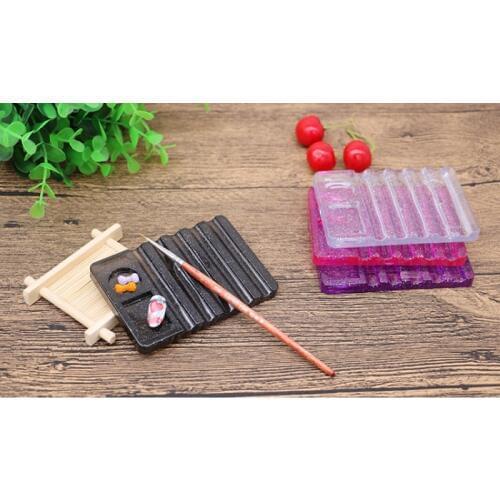 2pcs Nail Pen rack with Palette Nail Brush holder Carving UV Gel Crystal Pen Carrier Storage stand Manicure Tools Accessory