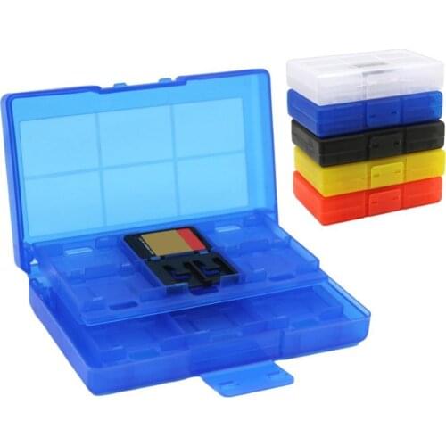 24 in1 Game Cassette Storage Box Container Card Case Games Accessories for Nintendo Console Switch