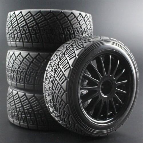 4P 2.2 Inch Wheel Rims Hub & 80MM Tires Tyre RC CAR PART RC CAR 1/10 Fit 1:10 HPI WR8 Flux Rally 3.0 110697 94177