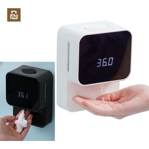 Youpin Automatic Soap Dispenser Temperature LED Measure Foam/Gel Hand Washer Wall-mounted Foam Household 0.25s Infrared Sensor