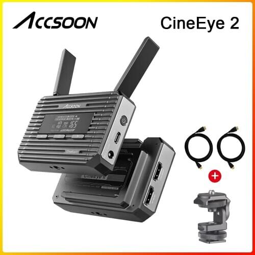 Accsoon CineEye 2 Wireless Video Transmitter Receiver 150M Camera Control for 4 Receiver HDMI Transmission For Phone iPads mix