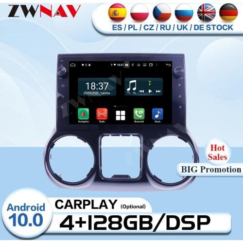 Carplay 2 Din Android For Jeep Wrangler 2011 2012 2013 2014 2015 2016 2017 Radio Receiver Auto Audio Stereo GPS Player Head Unit