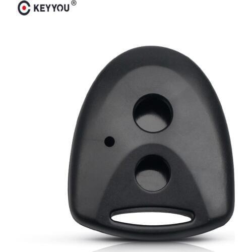 KEYYOU Without Blade Car Key Case Shell for Toyota Avanza Calya wigo Fit Daihatsu Xenia Ayla Sigra Remote Fob Shell Cover