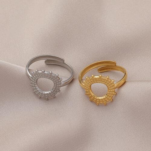 DIEYURO Women's Gold Rings