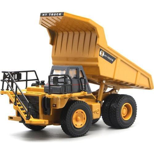 Exquisite truck, 1:50 mine transport alloy model,metal engineering sliding toy,simulation childrens gift,free shipping