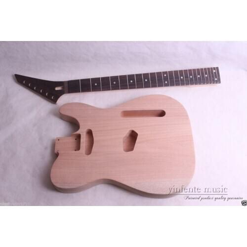 New Unfinished electric guitar neck & Guitar body Mahogany 1 set