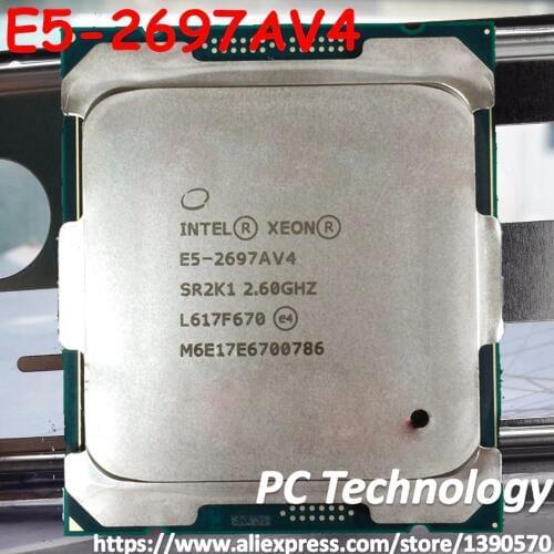 Original Intel Xeon Processor OEM E5 2697AV4 2.60GHZ 16-Core 40MB 145W 12nm E5-2697A V4 LGA2011-3 1year warranty E5-2697AV4