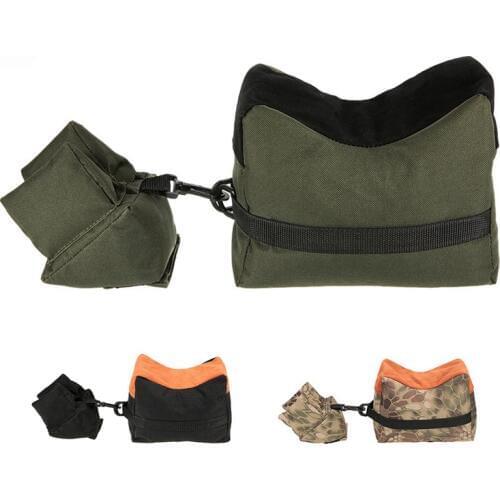 Front & Rear Bag Support Rifle Sandbag Set Portable Sniper Hunting Target Stand Shooting Hunting Accessories Bag Tactical Bench